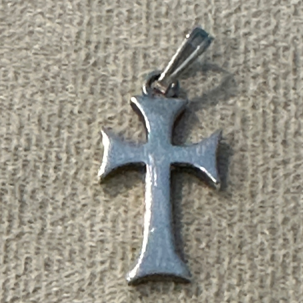 Sterling Simple Cross Pendant